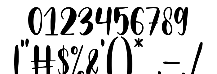 Mystical Snow Font OTHER CHARS