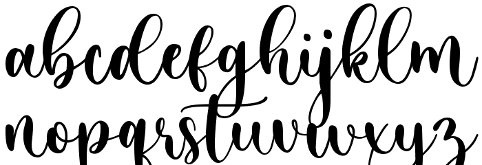 Mystical Snow Font LOWERCASE