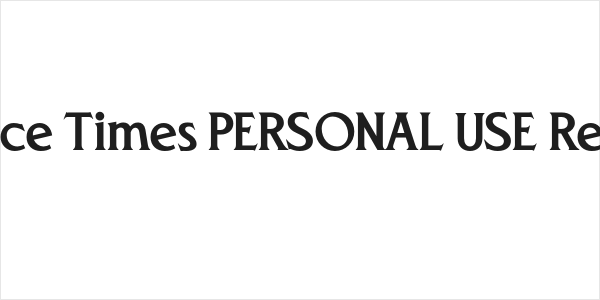 Mystice Times PERSONAL USE Regular Logo