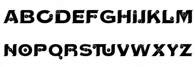 Mystik Orbs Font UPPERCASE