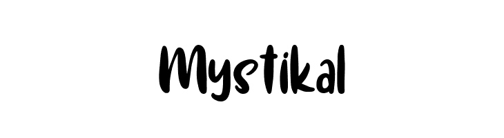 Mystikal  font caratteri gratis