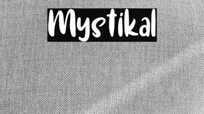 Mystikal Font examples
