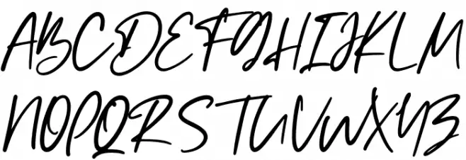 Mystique Schriftart Groß