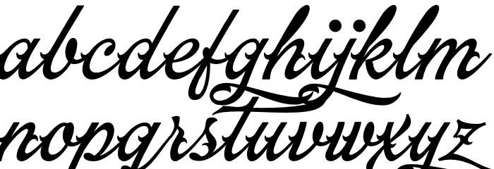 Myteri Black PERSONAL USE ONLY PERSONAL USE ONLY Font LOWERCASE