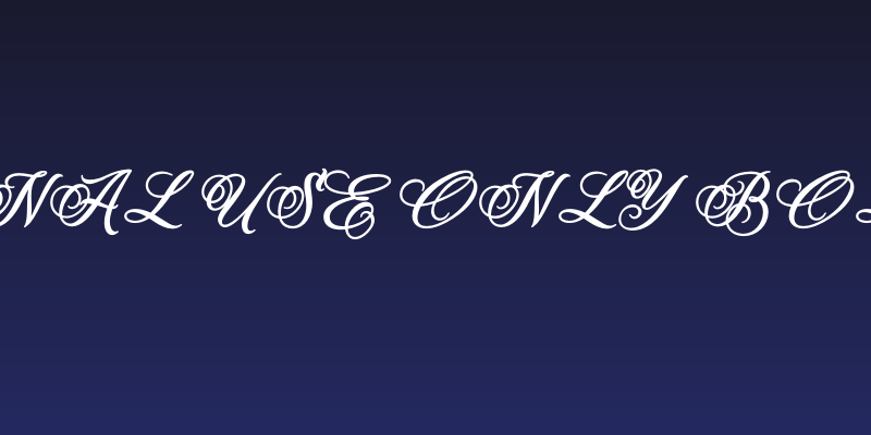 Myteri Script PERSONAL USE ONLY Bold PERSONAL USE ONLY Social Header
