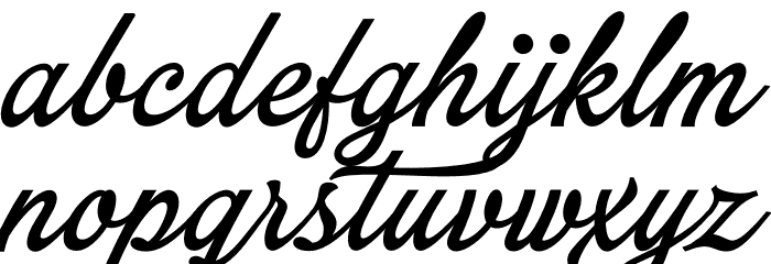 Myteri Script PERSONAL USE ONLY Bold PERSONAL USE ONLY Font LOWERCASE