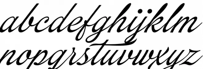 Myteri Script PERSONAL USE ONLY Italic PERSONAL USE ONLY Caratteri MINUSCOLO
