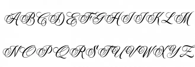 Myteri Script PERSONAL USE ONLY Regular PERSONAL USE ONLY Schriftart Groß