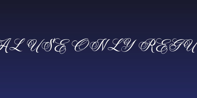 Myteri Script PERSONAL USE ONLY Regular PERSONAL USE ONLY Social Header