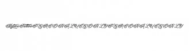 Myteri Tattoo PERSONAL USE ONLY PERSONAL USE ONLY  لخطوط تنزيل