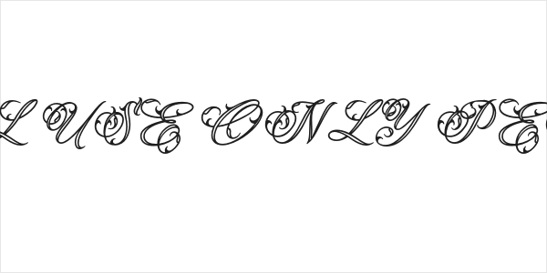 Myteri Tattoo PERSONAL USE ONLY PERSONAL USE ONLY Logo