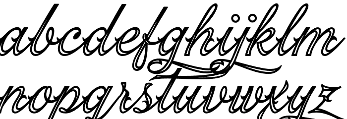 Myteri Tattoo PERSONAL USE ONLY PERSONAL USE ONLY Font LOWERCASE