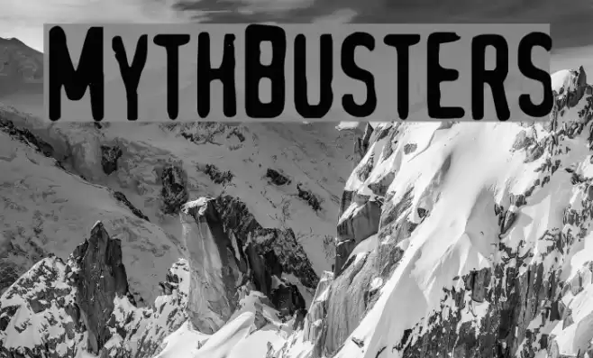 MythBusters フォント examples