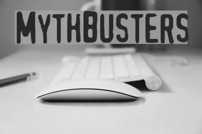 MythBusters フォント examples