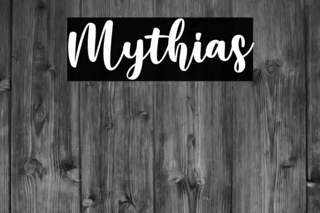 Mythias Font examples
