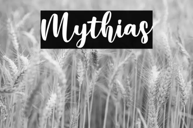 Mythias Font examples