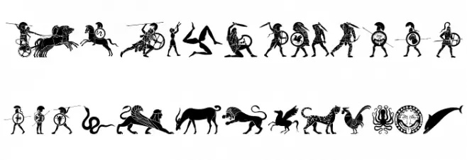Mythical & Hoplite Noodgies 字体 大写