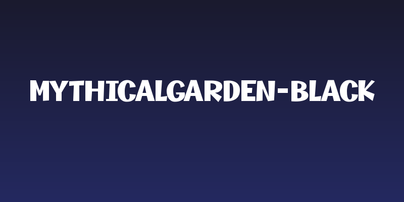 MythicalGarden-Black Social Header