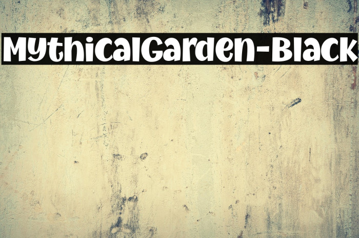 MythicalGarden-Black Example 1