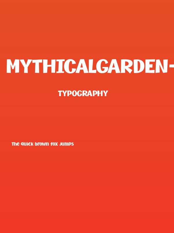 MythicalGarden-Black Poster