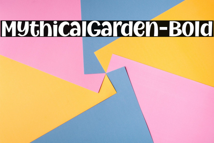 MythicalGarden-Bold Example 2