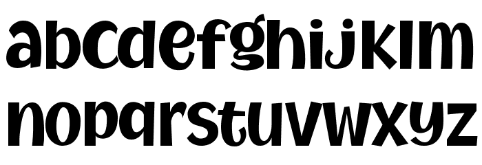 MythicalGarden-Bold Font LOWERCASE