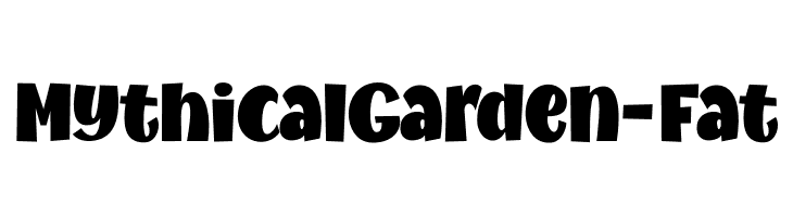 MythicalGarden-Fat  les polices de caractères gratuit tlcharger