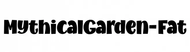 MythicalGarden-Fat  les polices de caractères gratuit tlcharger
