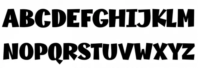 MythicalGarden-Fat Font UPPERCASE