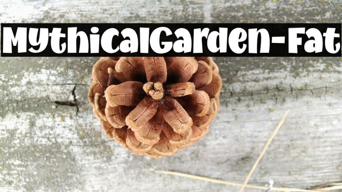 MythicalGarden-Fat لخطوط تنزيل examples