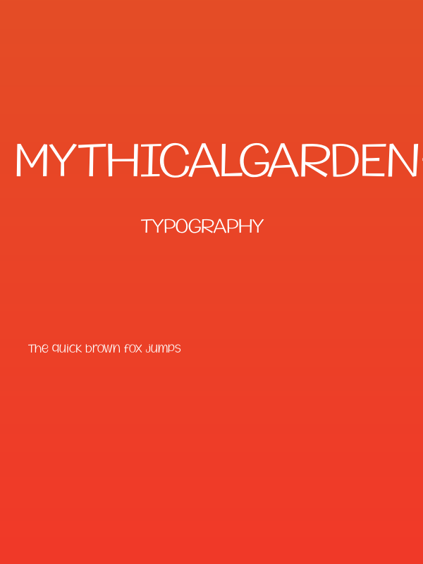 MythicalGarden-Light Poster