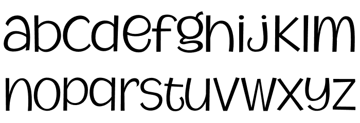 MythicalGarden-Light Font LOWERCASE