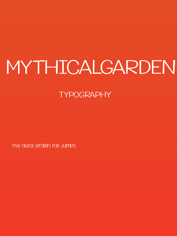 MythicalGarden-Light Poster
