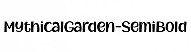 MythicalGarden-SemiBold  Fuentes Gratis Descargar