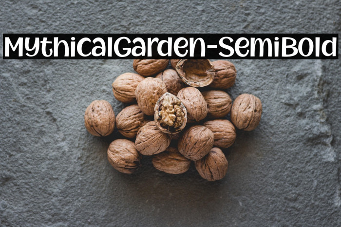 MythicalGarden-SemiBold Example 1