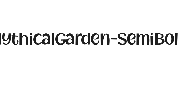 MythicalGarden-SemiBold Logo