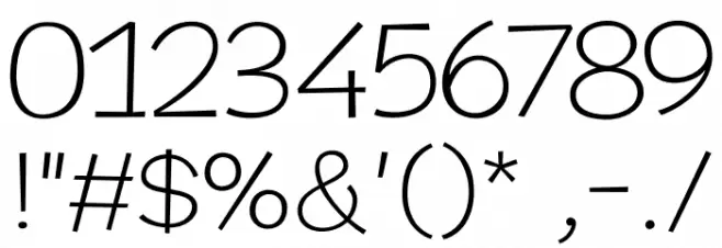 MythicalGarden-Thin Font OTHER CHARS