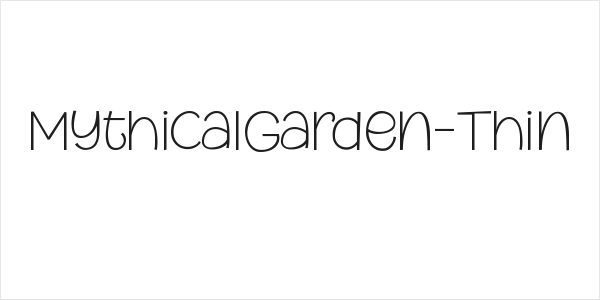 MythicalGarden-Thin Logo