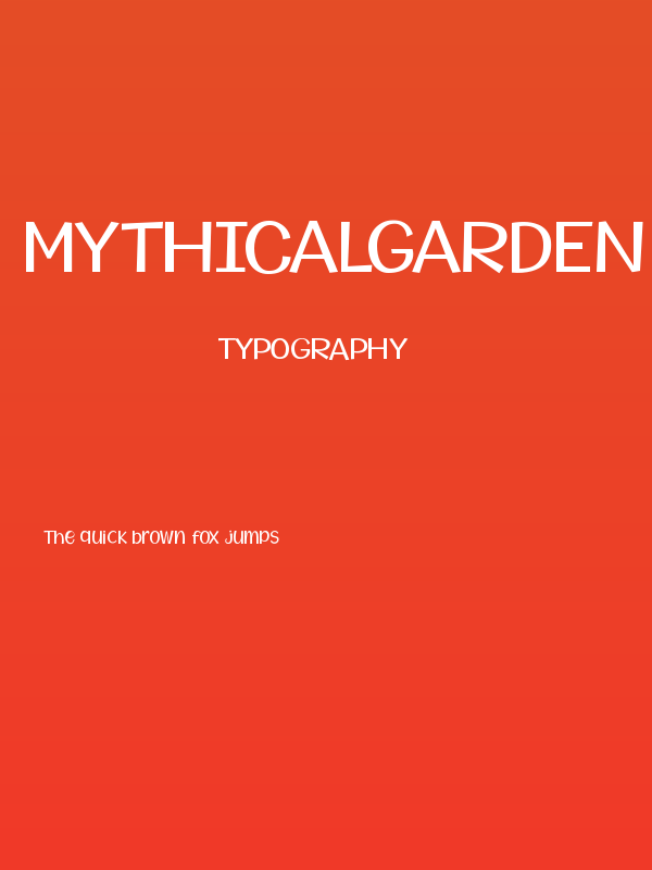 MythicalGarden Poster