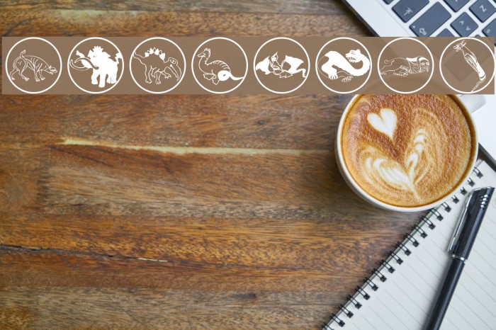 Mythical Font examples
