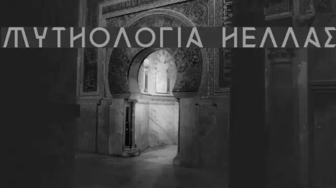 Mythologia Hellas Font examples