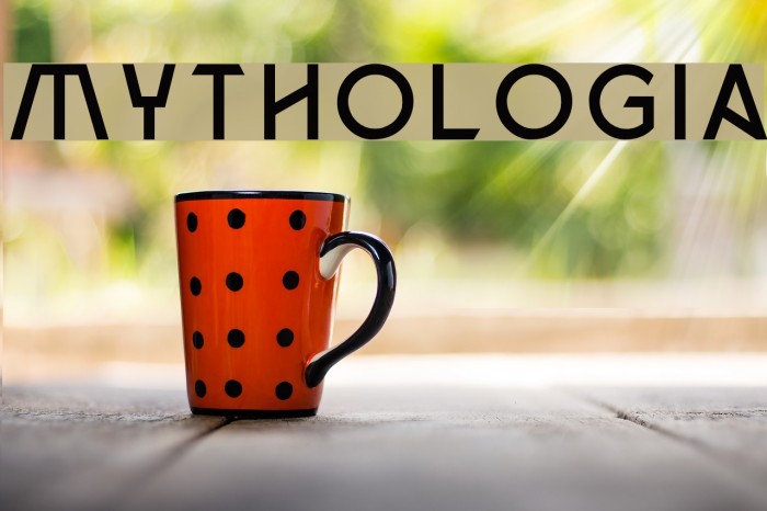 Mythologia Font examples