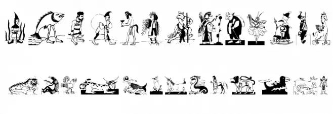 MythologicBats Fonte MAIÚSCULAS