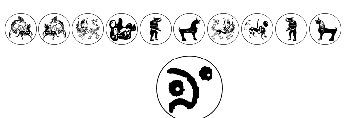 MythologicalDisks Font OTHER CHARS