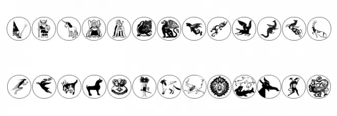 MythologicalDisks Fuentes MAYÚSCULAS