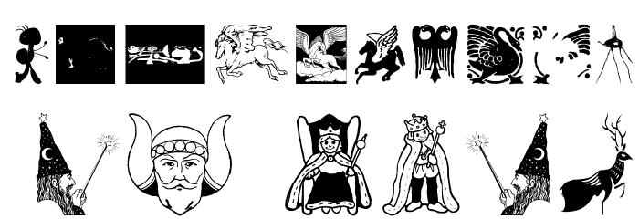 MythologicalFantasy Font OTHER CHARS