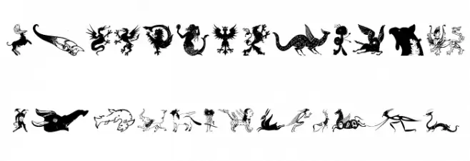 MythologicalFantasy Caratteri MAIUSCOLE