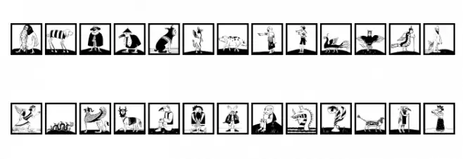 MythologicalSquares Font Litere mari