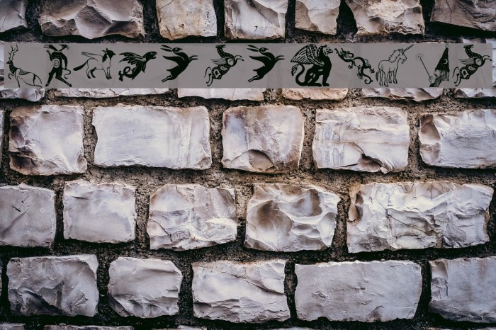 Mythological Font examples
