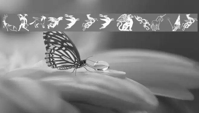 Mythological Font examples